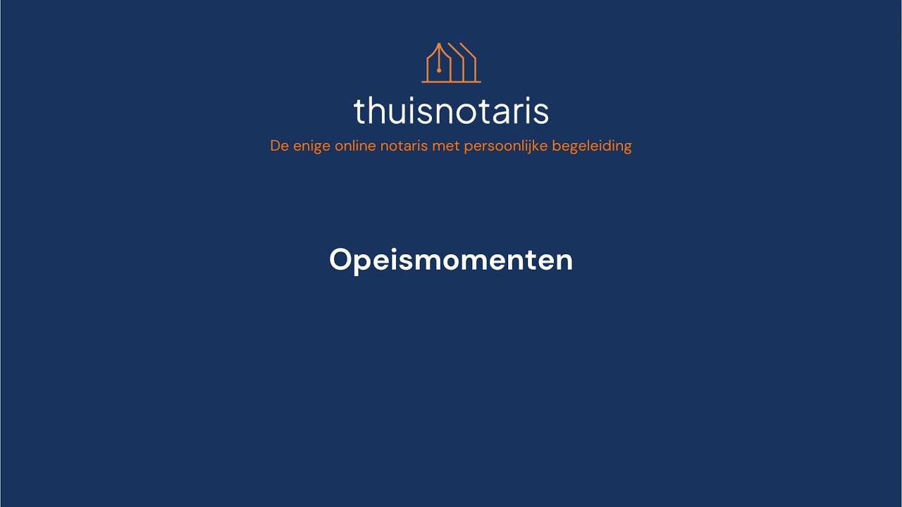 Testament opstellen: Wat zijn opeismomenten?