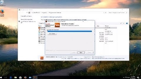 How To Uninstall the Adobe Shockwave Plug in
