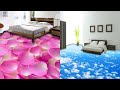 New Modern 3D Mural Flooring Design  For Bedroom / 3D Mural Flooring Scenery Tiles Design n Sticker