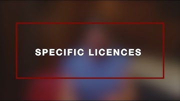 Specific Licences