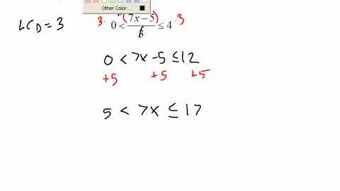 College Algebra - Section 2.4 - Video 4 - Solving Compound Inequalities