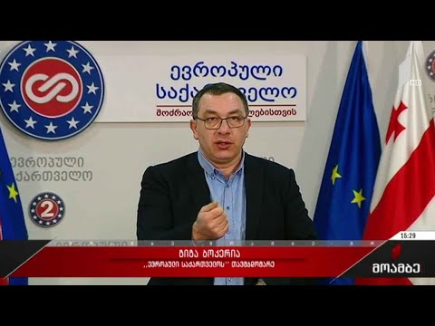 ბრიფინგი „ევროპული საქართველოს“ ოფისში