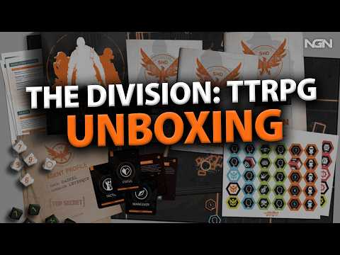 The Division TTRPG Starter Set Unboxing