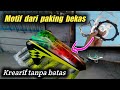 Airbrush motif dari paking //
Trik airbrush sederhana mudah di praktekan