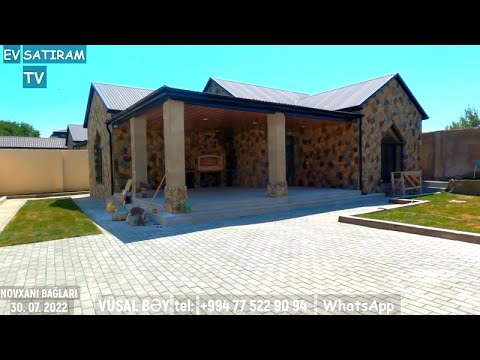 135 000 MANATA YAŞANMAMIŞ HƏYƏT EVİ SATILIR NOVXANIDA/Недвижимость в Баку / EV SATIRAM TV