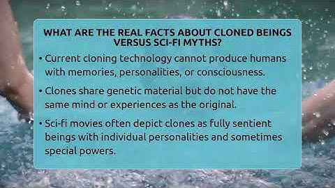 What Are The Real Facts About Cloned Beings Versus Sci-fi Myths? - The SciFi Reel