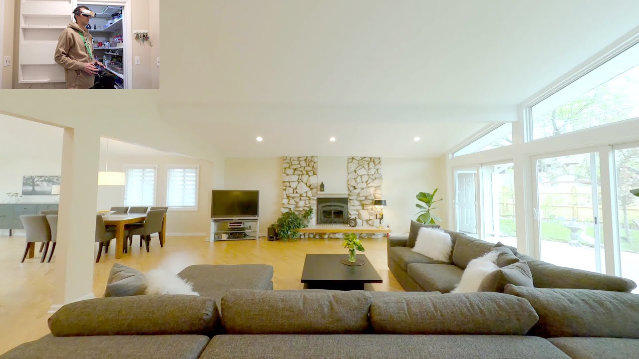 Drone Pilot Guides You Through an Indoor Drone Tour