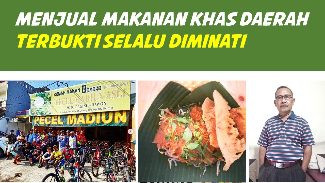 Bisnis Pecel Madiun, kisah sukses pensiunan yang mengusung