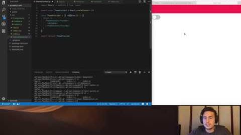 React Hooks useContext & useState!