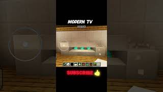 Modern TV #minecrafttv #minecraft #tv #minecraftbuilding #viral #shorts #craft