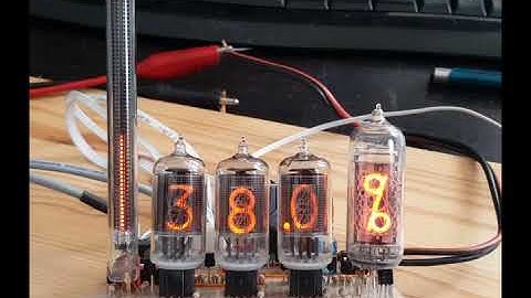 Nixie thermometer and hygrometer with Arduino Nano