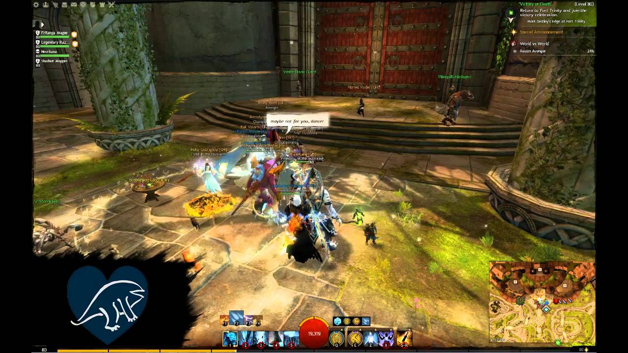 GW2 WvW Reset Raid YouTube