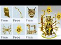 Get free all golden luxurious items in roblox