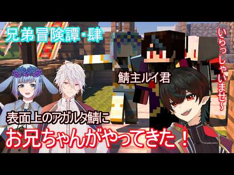 【マイクラ配信】お兄ちゃんをルイ君と一緒に街案内するよ！【Ark survival ascended/#はにまる鯖】