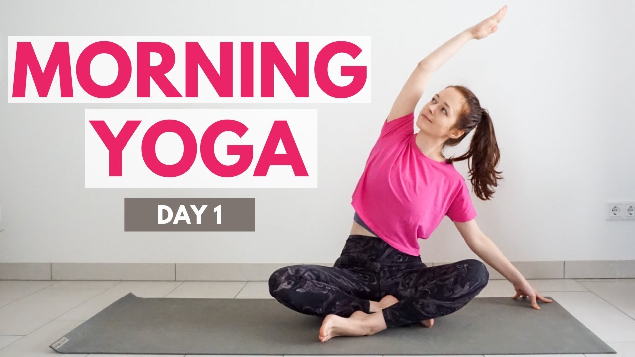 10 min GENTLE MORNING YOGA Stretch | 30 Day Morning Yoga Challenge ...