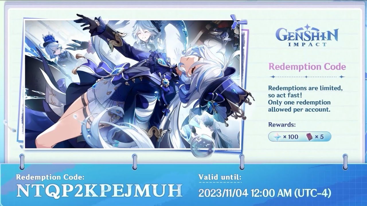 Genshin Impact: Todos los códigos de recompensa gratis de febrero 2021