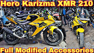 Hero Karizma XMR 210 🔥 Full Modified Accessories Available 👑 Plug And Play Modified 💯 Exhaust System