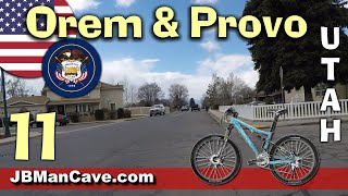 Handlebar perspective of OREM to PROVO UTAH USA Bike Road Tour 11 Cycling  JBManCave.com by JB's Man Cave 103 views 1 month ago 58 minutes