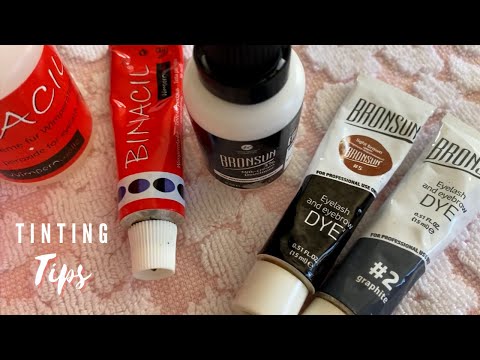 Eyelash & Brow Tinting tips feat. Binacil & Bronsun
