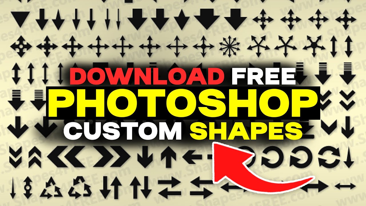 custom shapes for photoshop cc free download