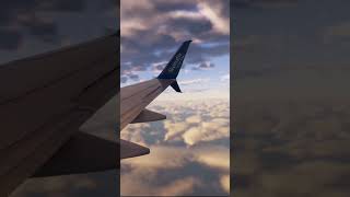 Flying Between the Clouds | X-Plane 12 | ZiboMod | SkyMatix VA #shorts