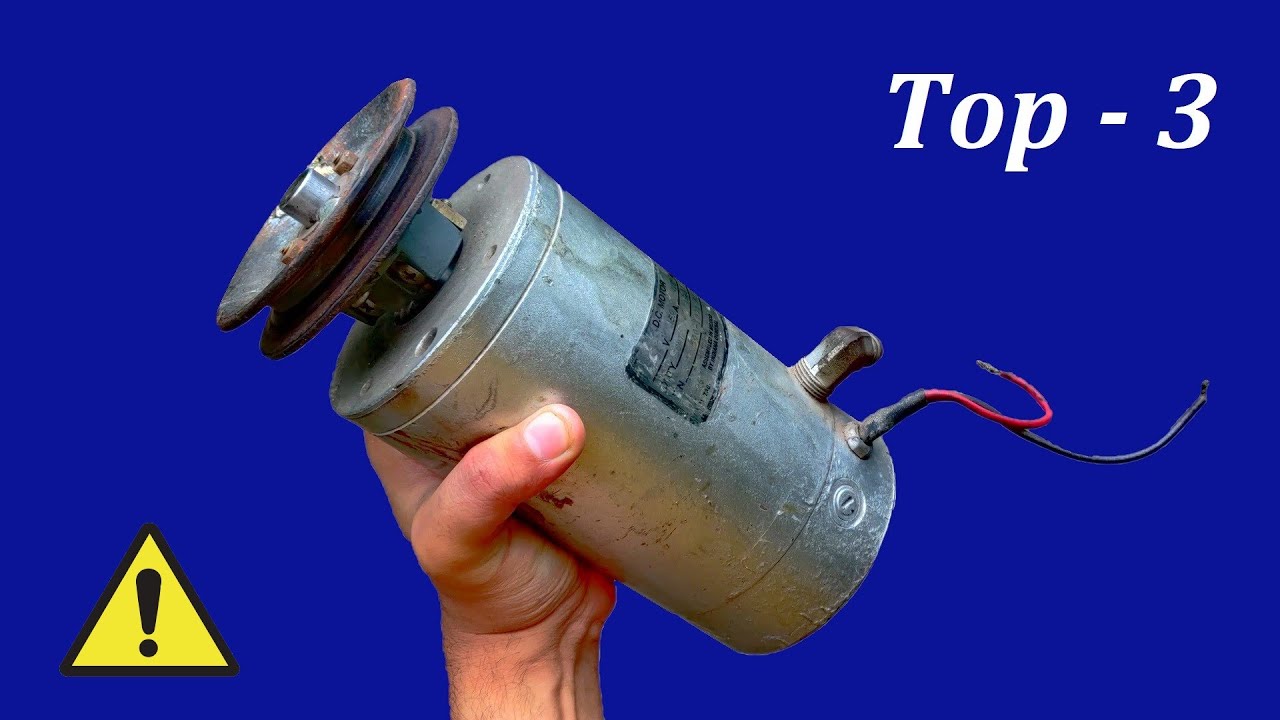 3 Simple Inventions with DC Motor - YouTube