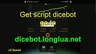 LUCKYGAMES TODAY ABOUT 5% SCRIPT DICE BOT IN LUCKYGAMES