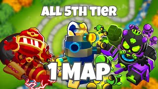 BTD 6 - ALL 5TH TIER DARTLING GUNS IN 1 MAP?? (COMMENTARY)
