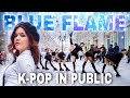 Kpop in public  one take  le sserafim  blue flame dance cover by flowen