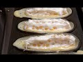 크림 치즈 조합 찰옥수수빵 / Cream cheese corn bread - korean street food