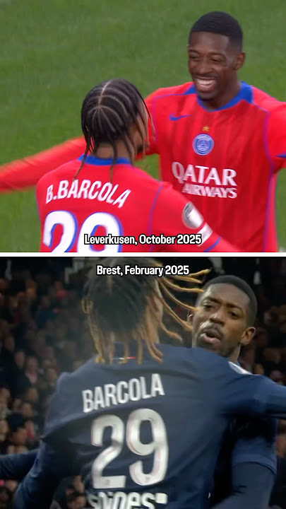 Dembélé scored the EXACT SAME goal twice! ✌️🤯 #UCL #ChampionsLeague #PSG #Ligue1 #Dembélé