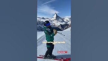 How to stop fast while skiing. If you would like a lesson please contact