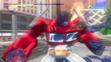Transformers Devastation Optimus Prime vs The Constructicons then Devastator