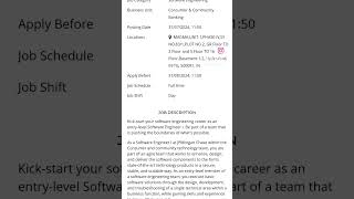 #R95 JP Morgan Chase - Software Engineer 1 #crack #fresher #itjobs #jpmorgamchase #softwareengineer Net Worth