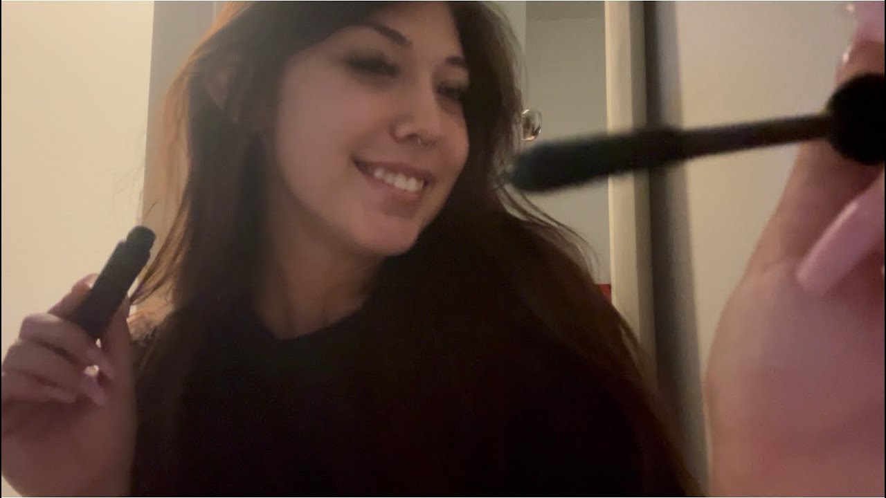 asmr- doing ur makeup fast and aggressive