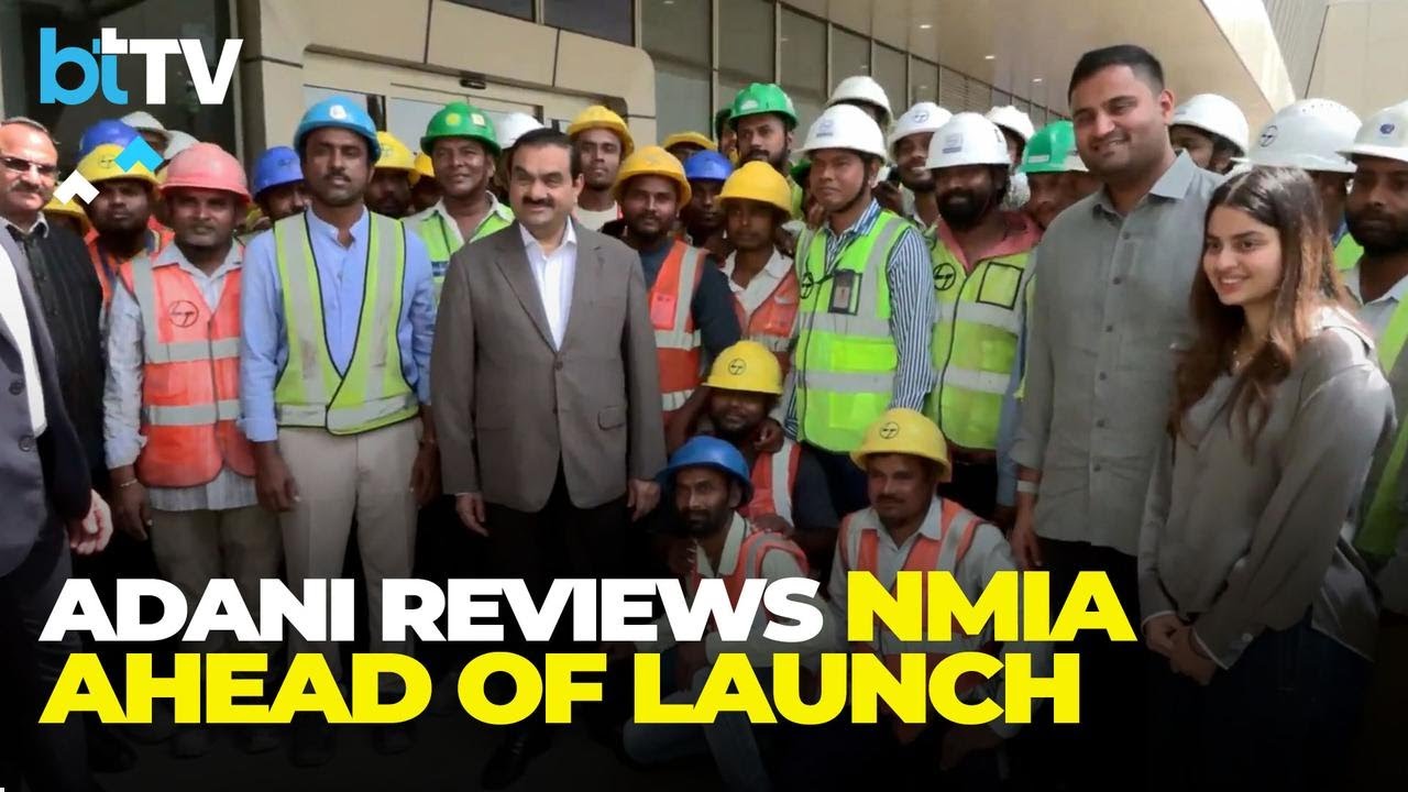 Gautam Adani Visits Navi Mumbai International Airport Ahead Of October 8 Launch