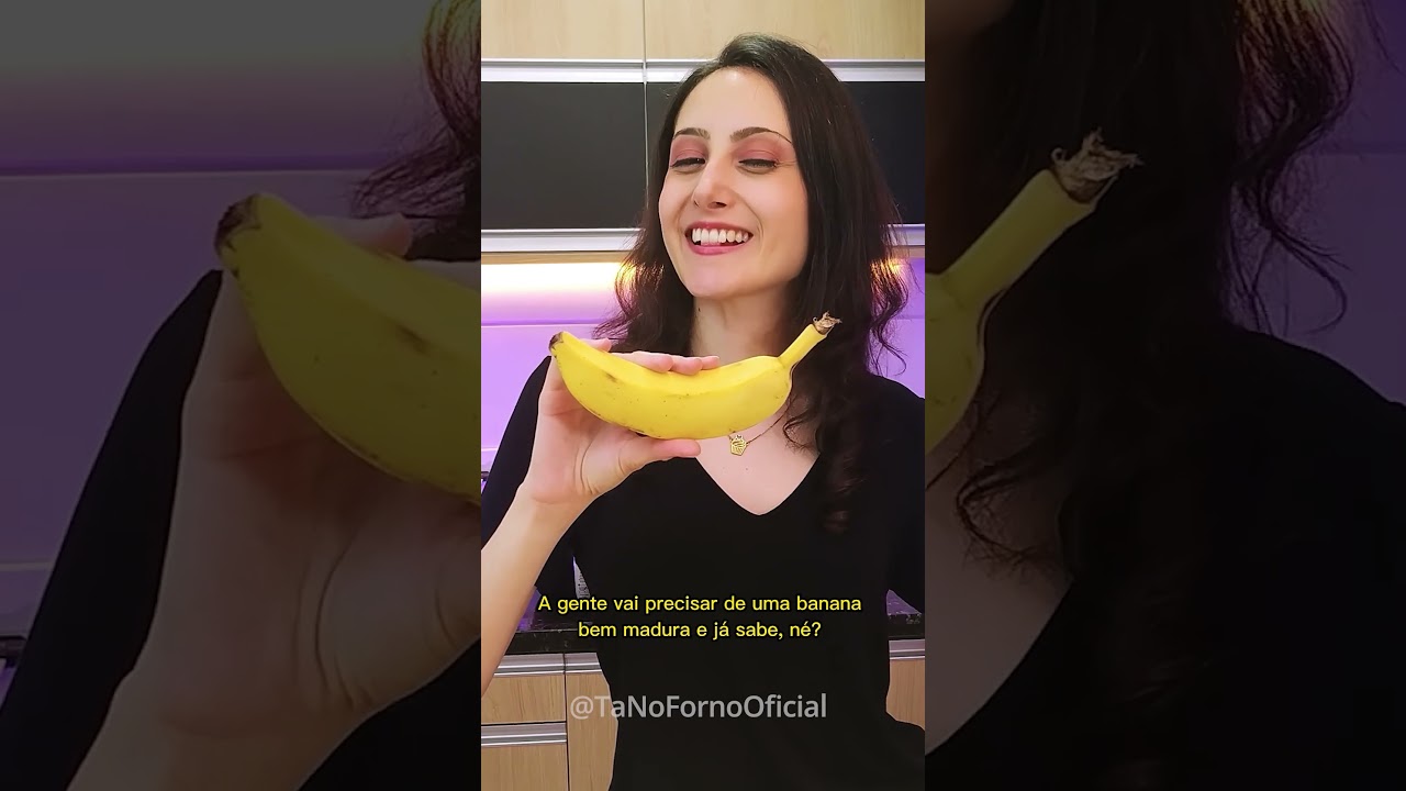 🍌🍫 BANANA NA AIR FRYER! SERÁ QUE DÁ CERTO?! #shorts