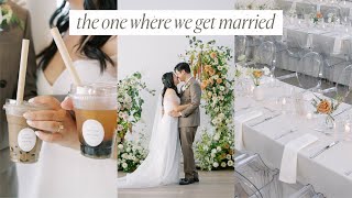 wedding vlog | preparation, rehearsal, and wedding day!