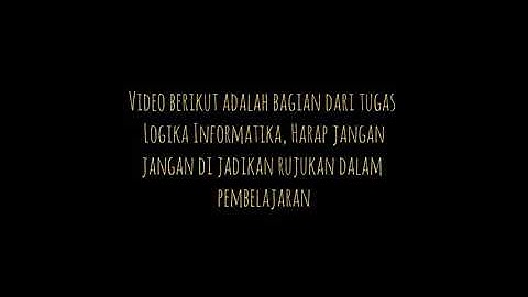 Soal No 2 Tugas Logika Informatika