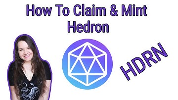 How To Claim and Mint Hedron