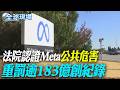【每日必看】法院認證Meta"公共危害" 重罰逾183億創紀錄 20260807 @全球大視野Global_Vision