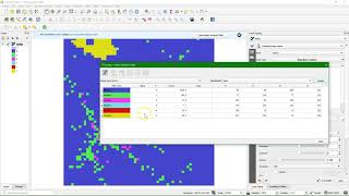 create lookup tables from a raster attribute table and reclassify raster using pcraster in qgis