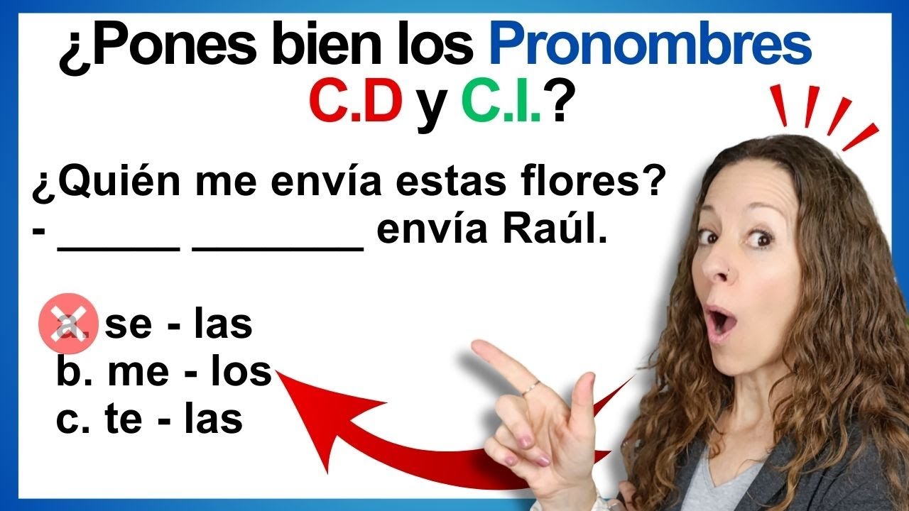 🧪Test de COMPLEMENTO DIRECTO e INDIRECTO en ESPAÑOL | Practica | 🔝