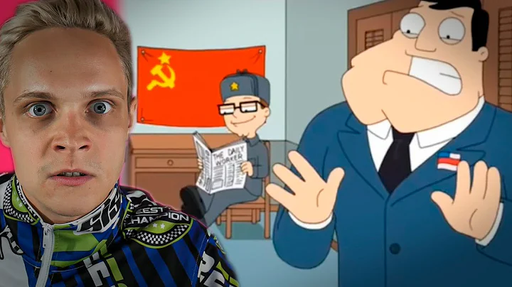 RUSSIAN REACTION TO AMERICAN DAD JOKES ABOUT RUSSIA! AMERICAN DAD REACTION