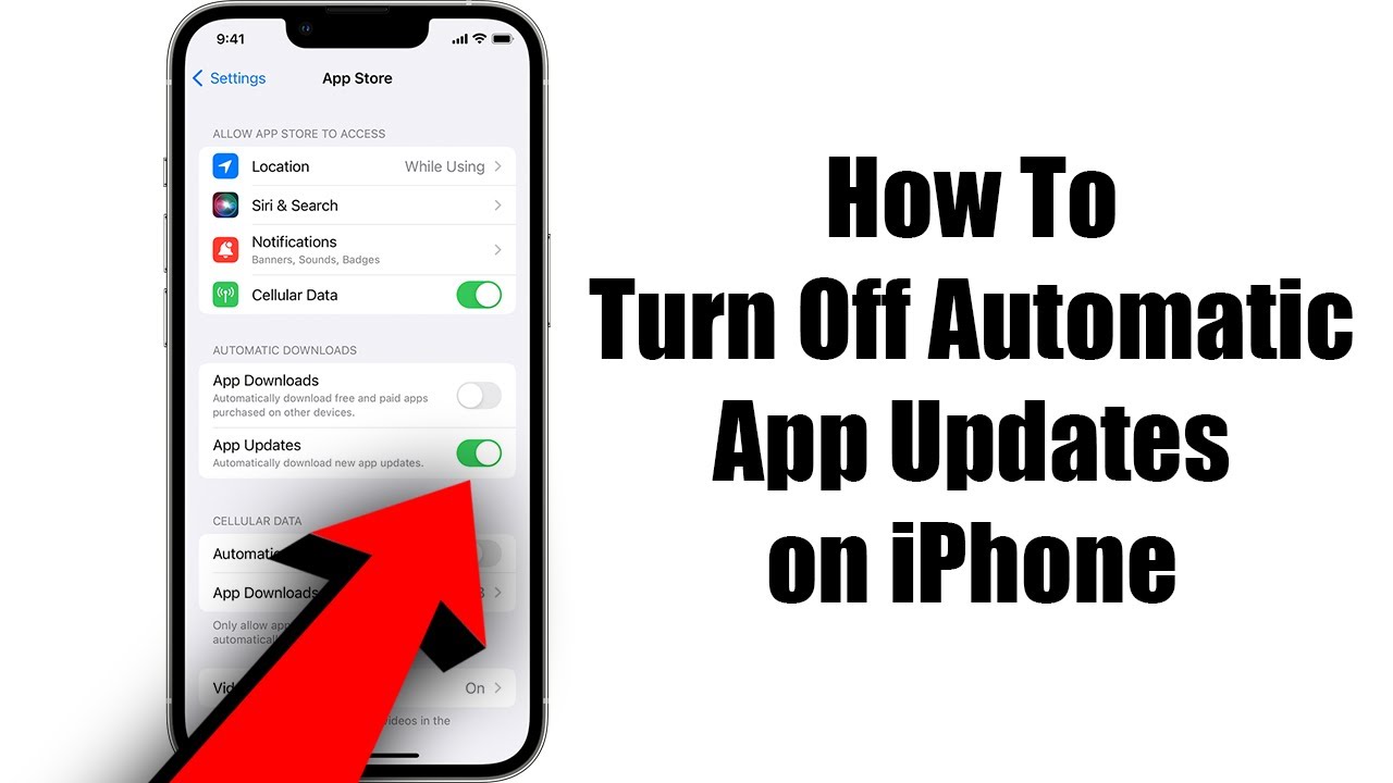 How to Turn Off Automatic App Updates on iPhone (2025) - YouTube