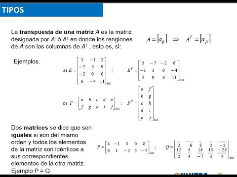 Álgebra de matrices - YouTube