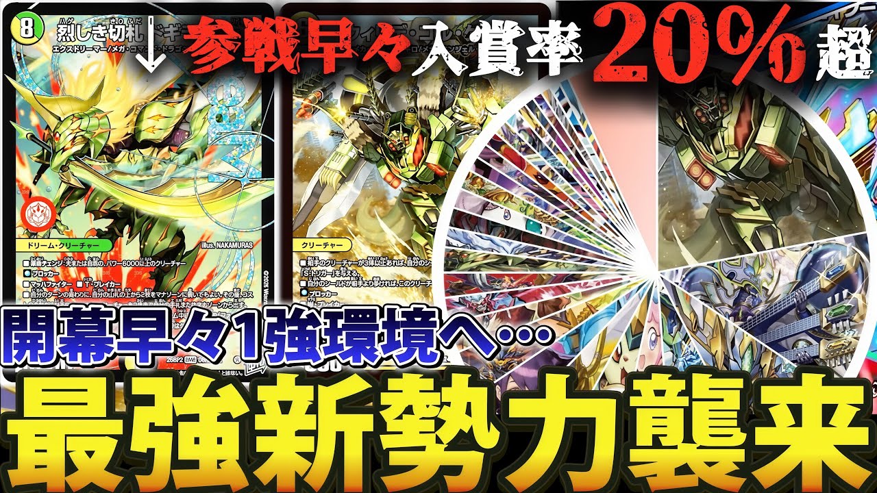 デュエルマスターズ　青白ウィリデ　白緑ウィリデ 高レート 先週の入賞まとめ】最強新勢力『白緑ウィリデ』が台頭し新環境開幕早々