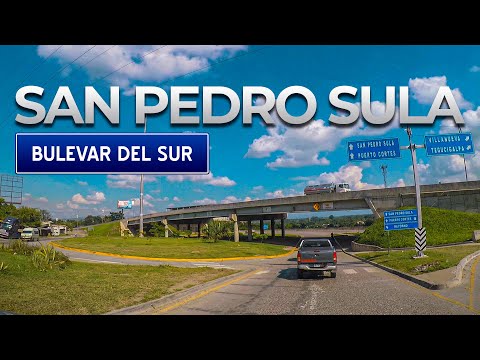 SAN PEDRO SULA por el Bulevar del Sur, así se encuentra la CA-5