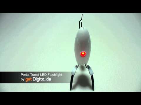 Portal 2 Turret Flashlight mit Sound - getDigital.de
