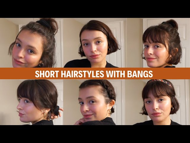 10 Flattering Short Haircuts With Bangs For Chubby Faces